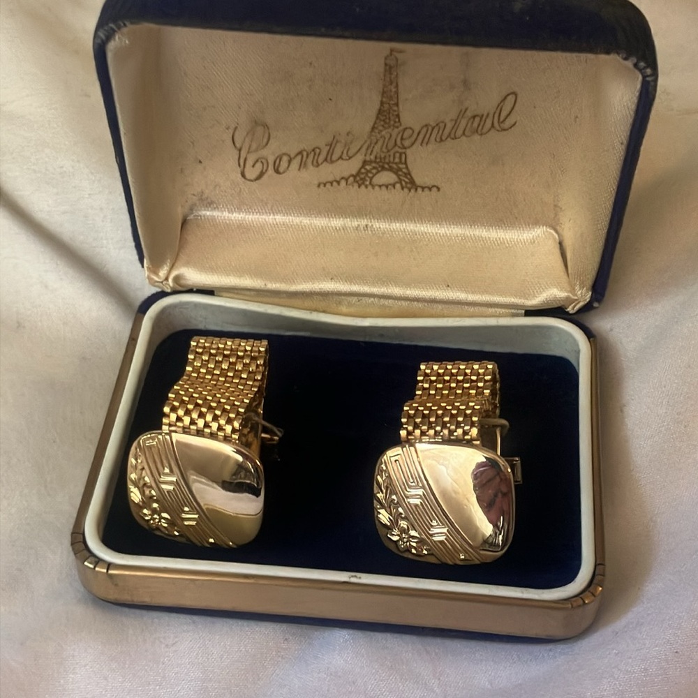 Gold Cuff Links